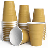 18 Oz. Gold Plastic Cups - 50 Ct.